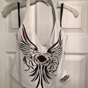 Harley Davidson leather halter